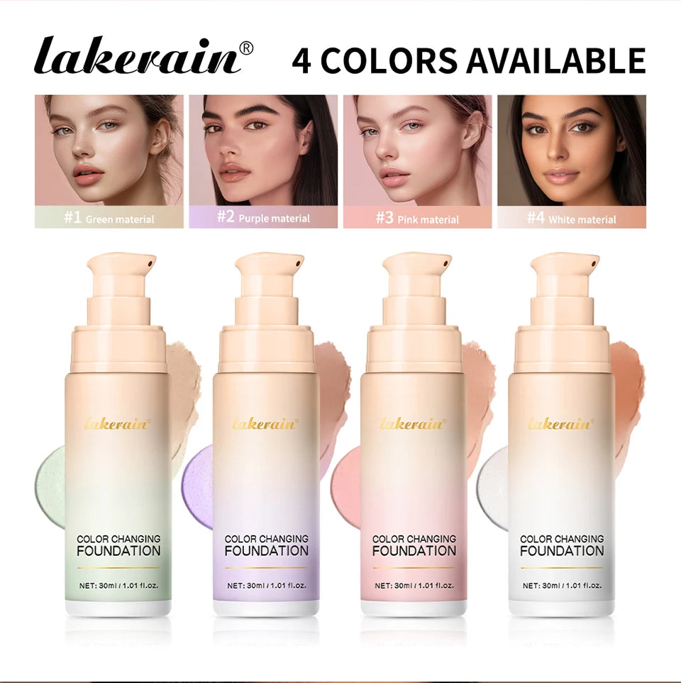 Glow Unbound LLC color changing foundation SPF 30+