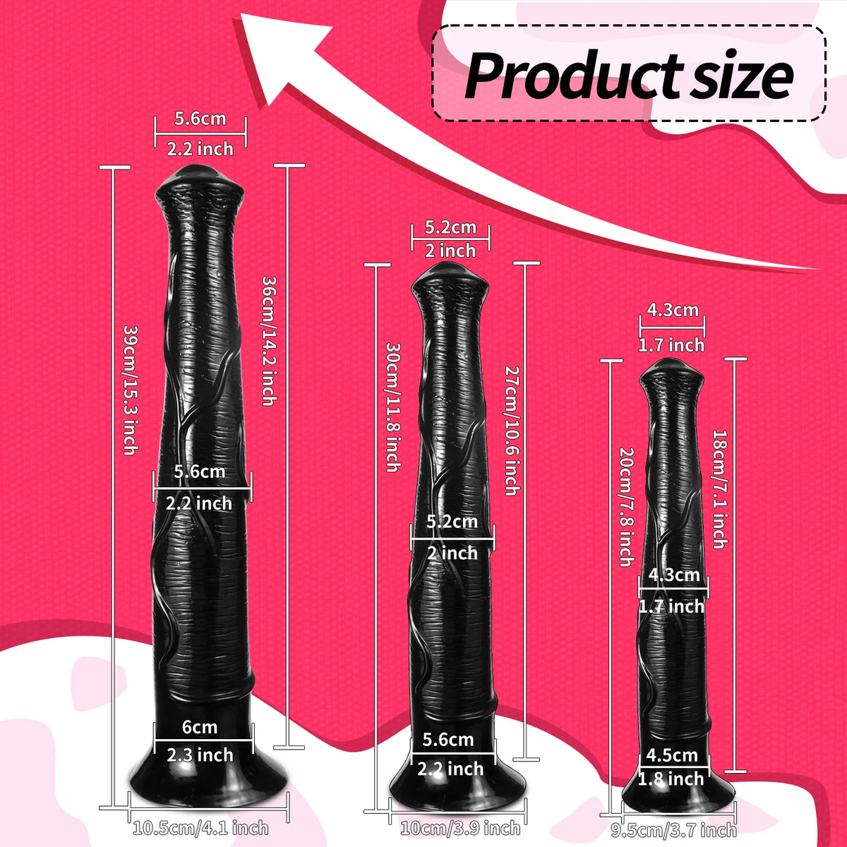 Horse Dildos Huge Silicone Monster Penis Anal
