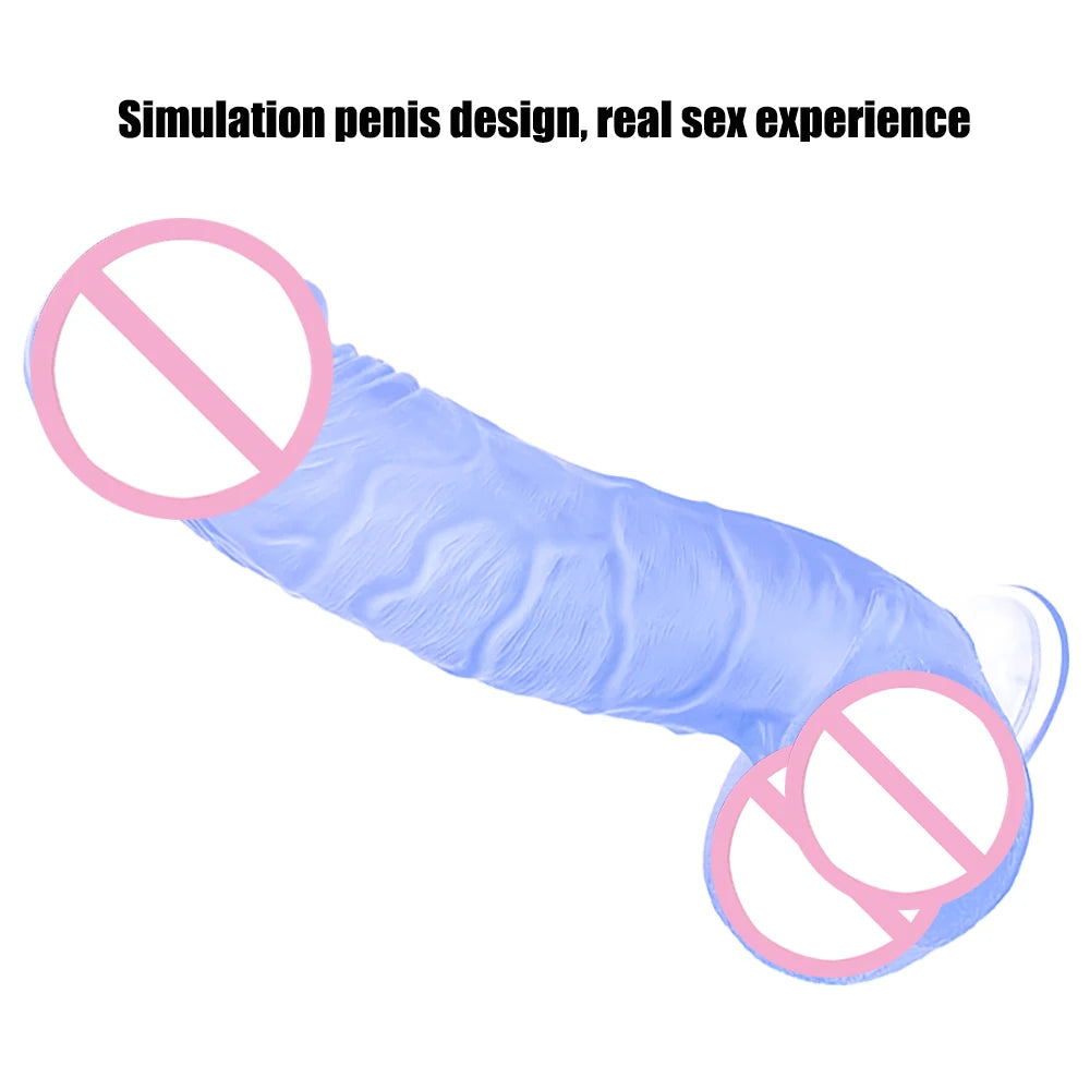 Oversized Realistic Dildos Soft Skin