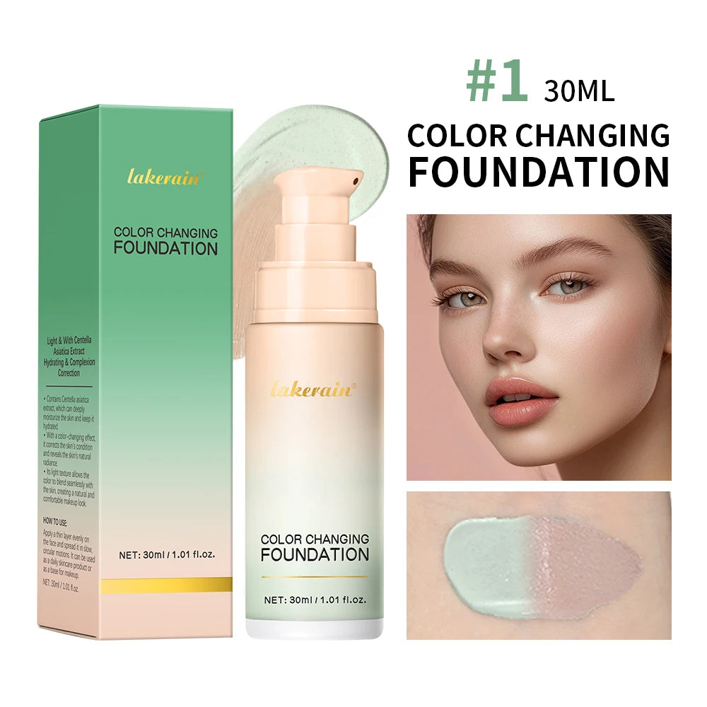 Glow Unbound LLC color changing foundation SPF 30+