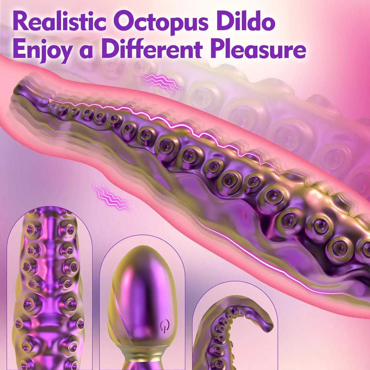 Vibrating Realistic Monster G-Spot Dildos