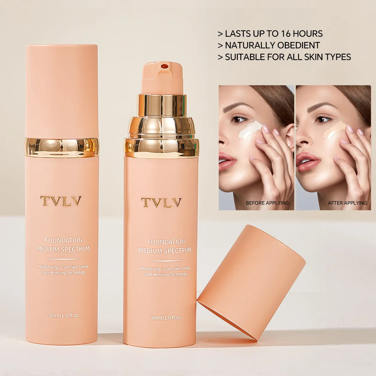 Glow Unbound LLC color changing foundation