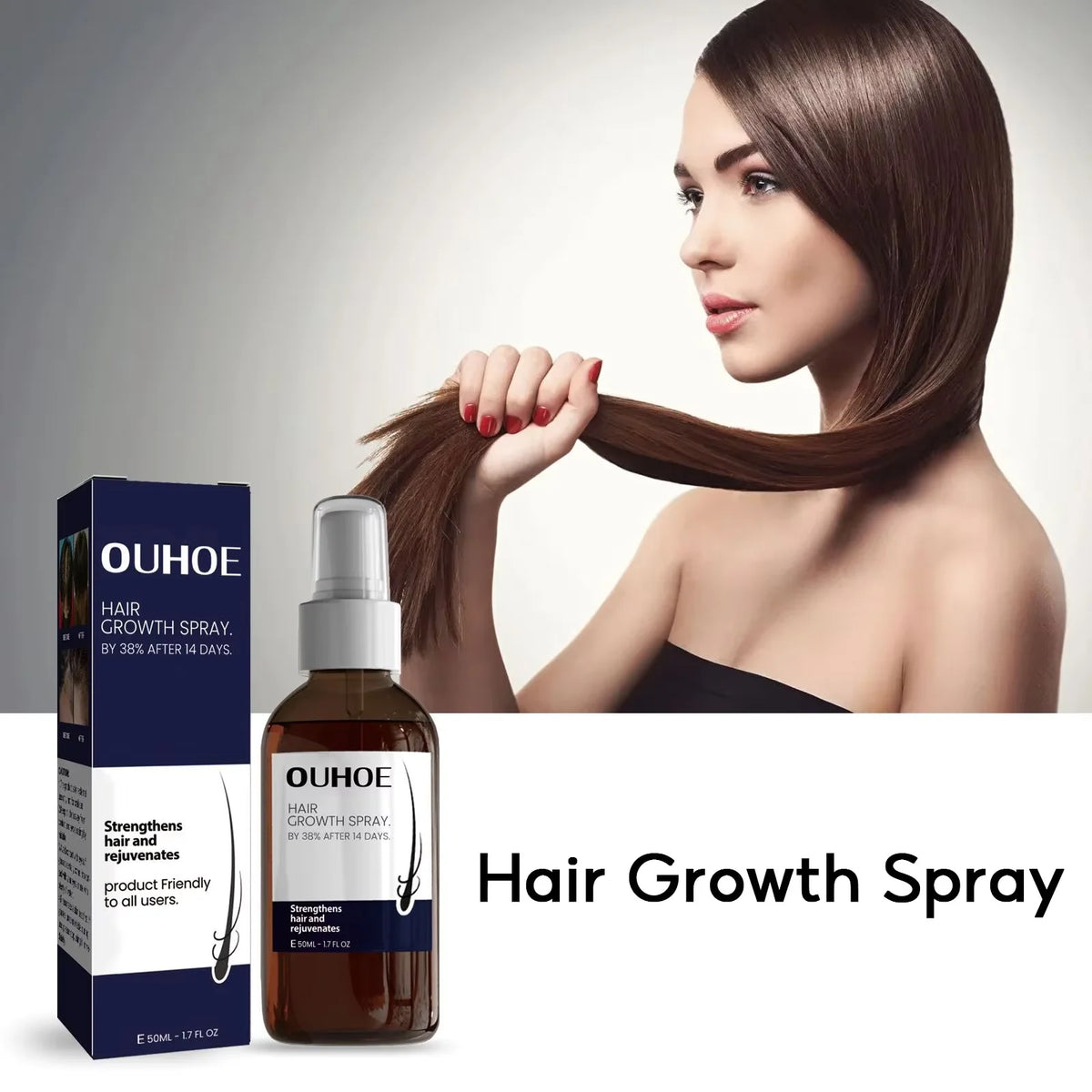 Glow Unbound LLC hair growth nourishing scalp spray 50ml