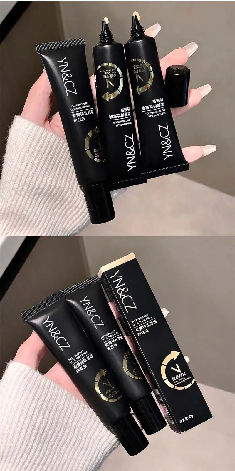 Glow Unbound LLC matte white foundation makeup