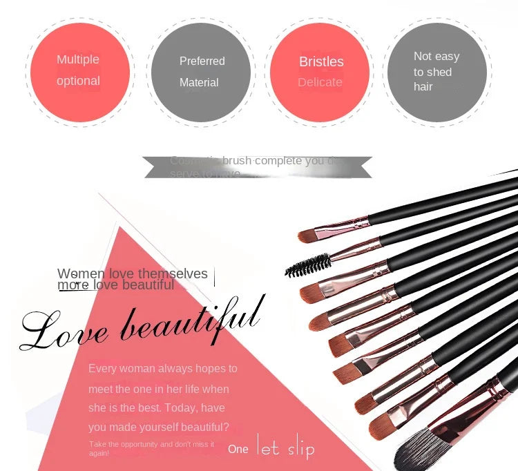 20-Piece Eye Makeup Brush Set