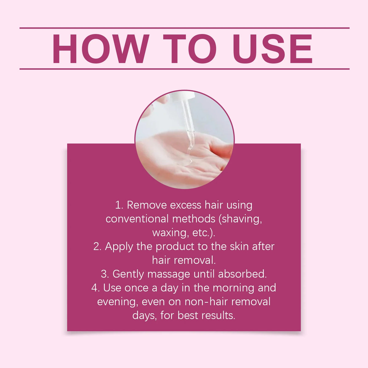 Hair Removal Care Essential Oil