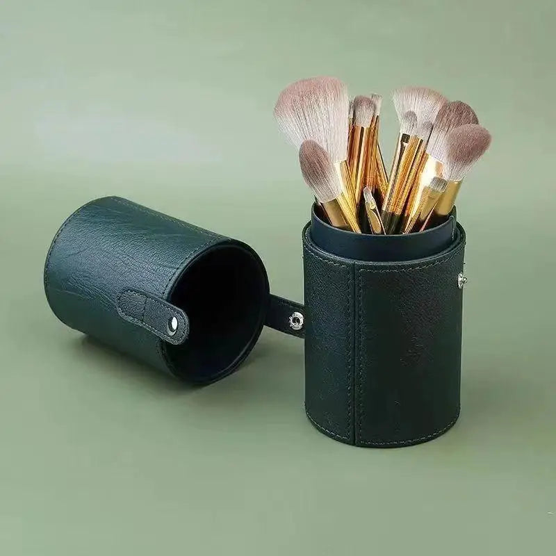 14-Piece Green Cloud Makeup Brush Set