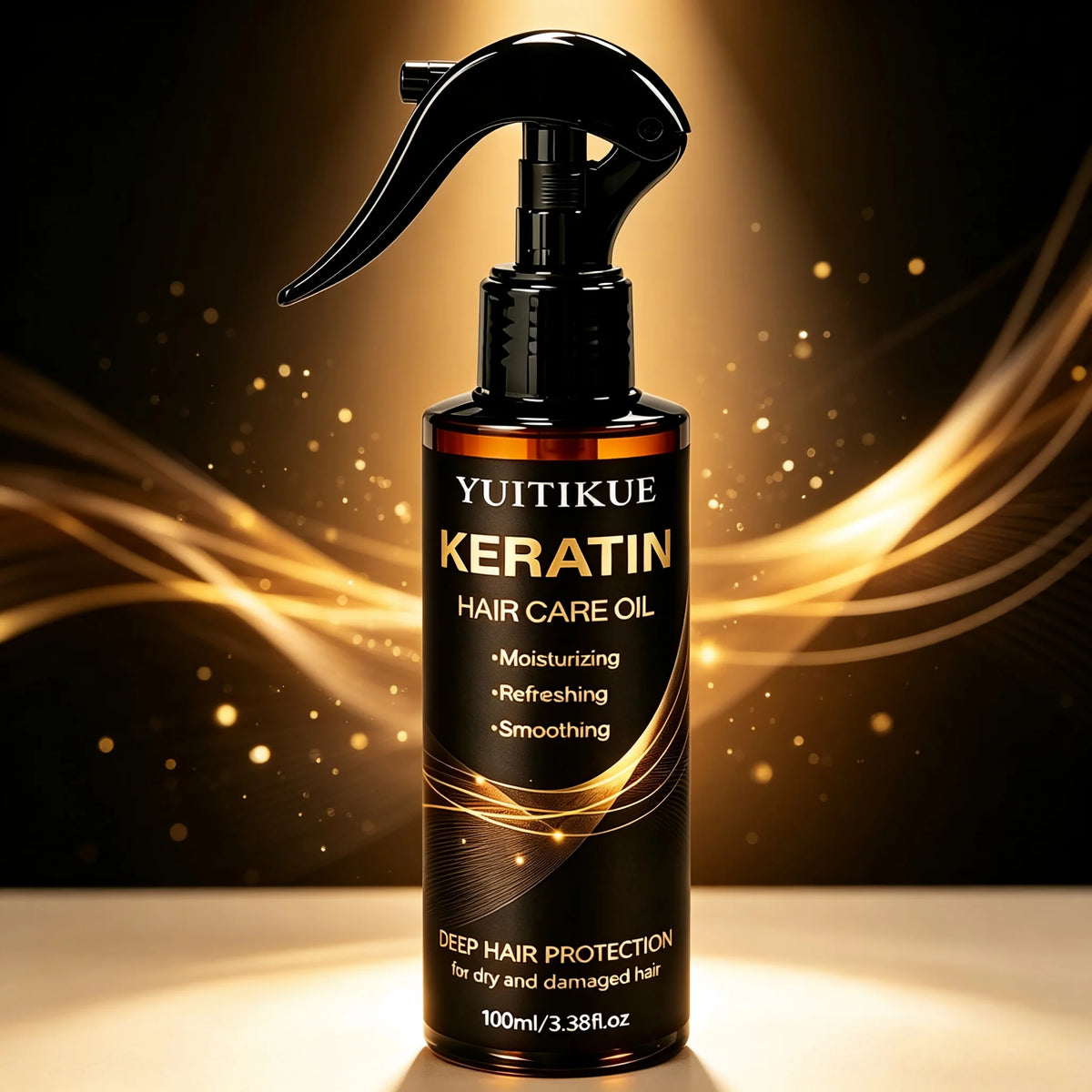 Glow Unbound LLC keratin hair oil spray