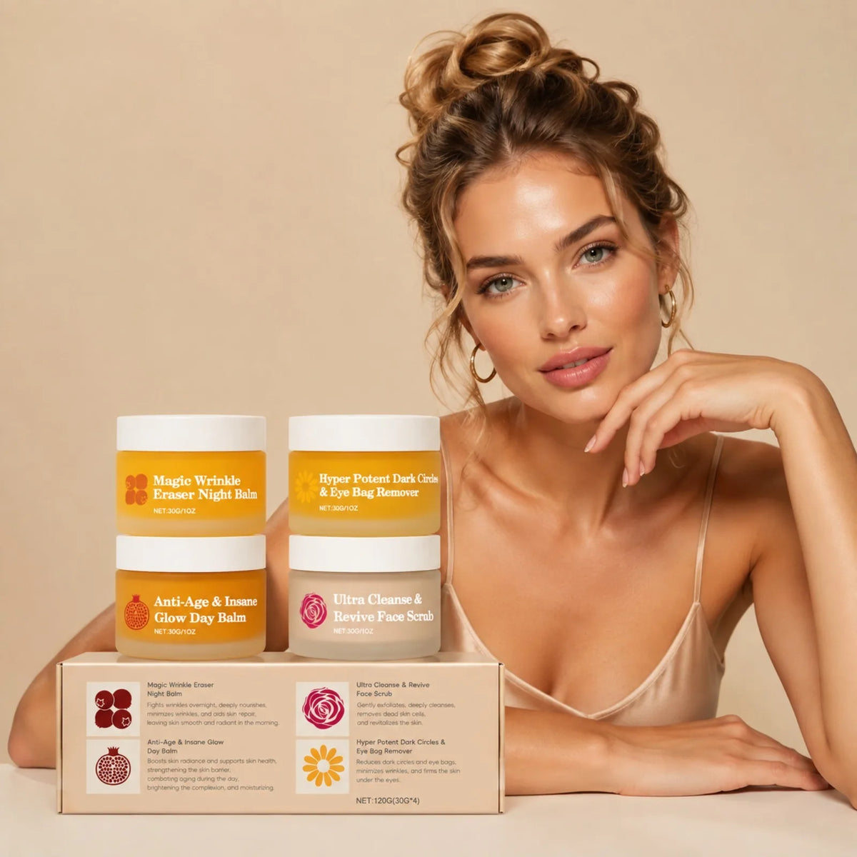 Skincare Set Day Night Cream Eye