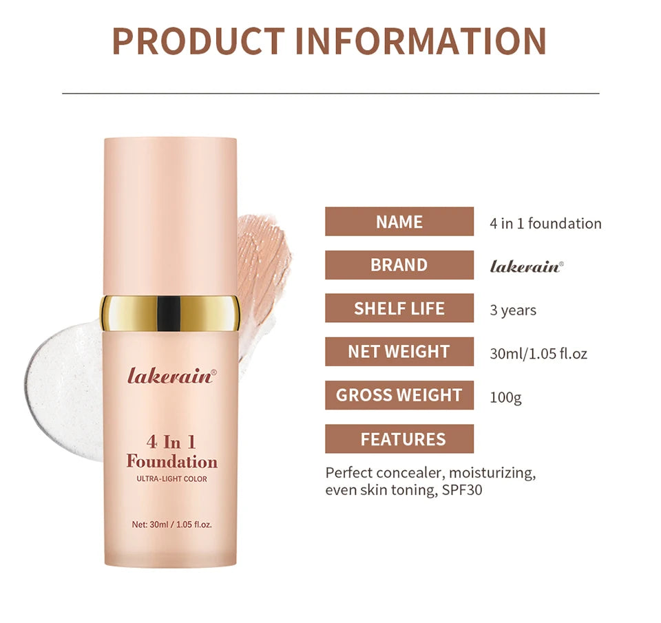 Glow Unbound LLC color changing foundation SPF 30+