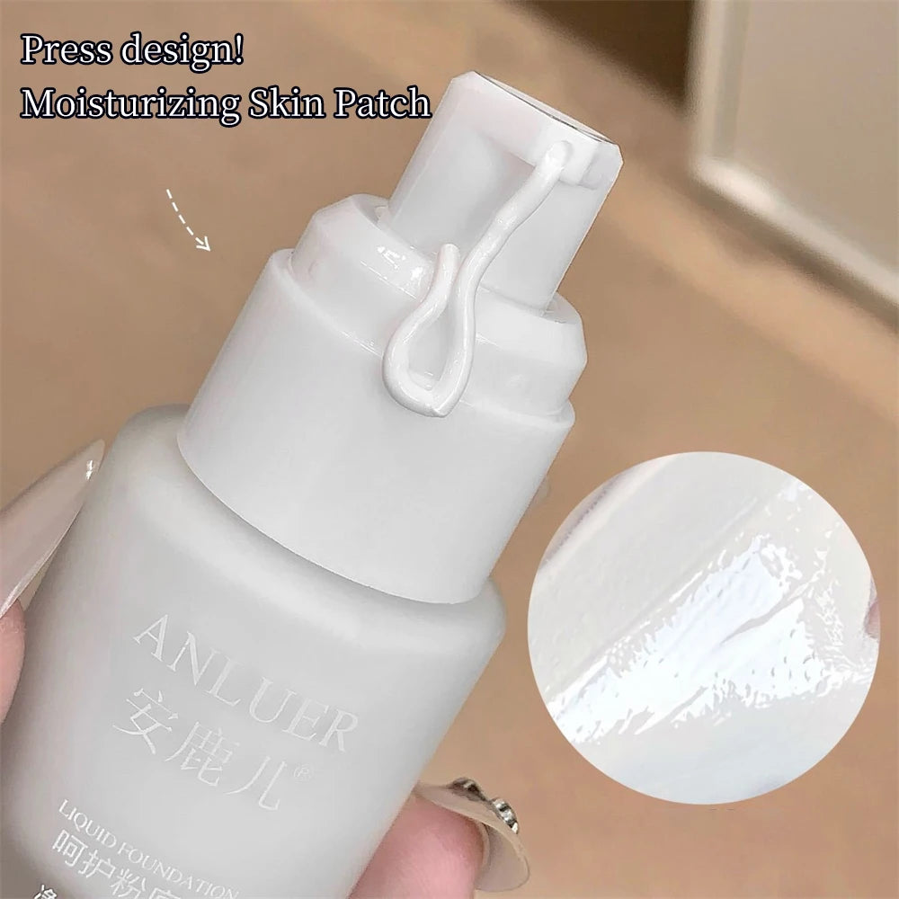 Glow Unbound LLC White Liquid Foundation full coverage makeup
