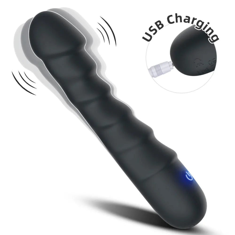 Modes Vibrator Soft Silicone Dildo Realistic