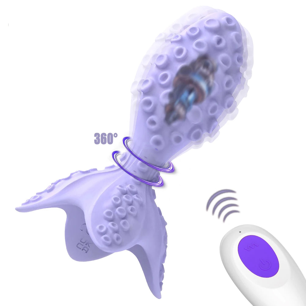 Octopus Butt Plug Vibrator 360