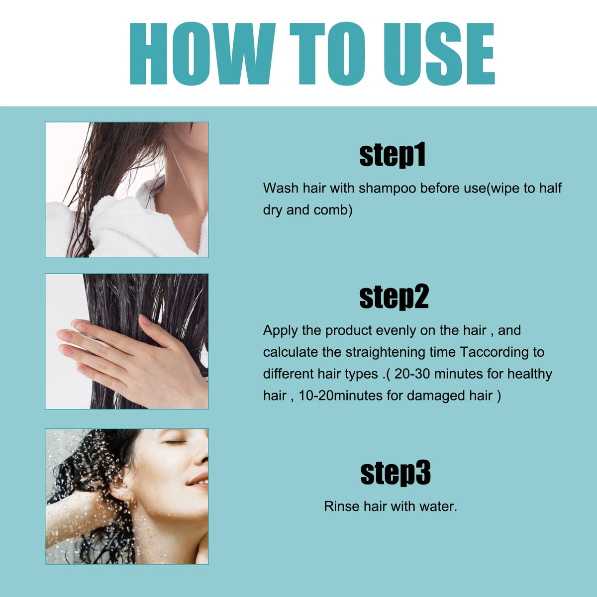 Keratin Correction Straight Hair
