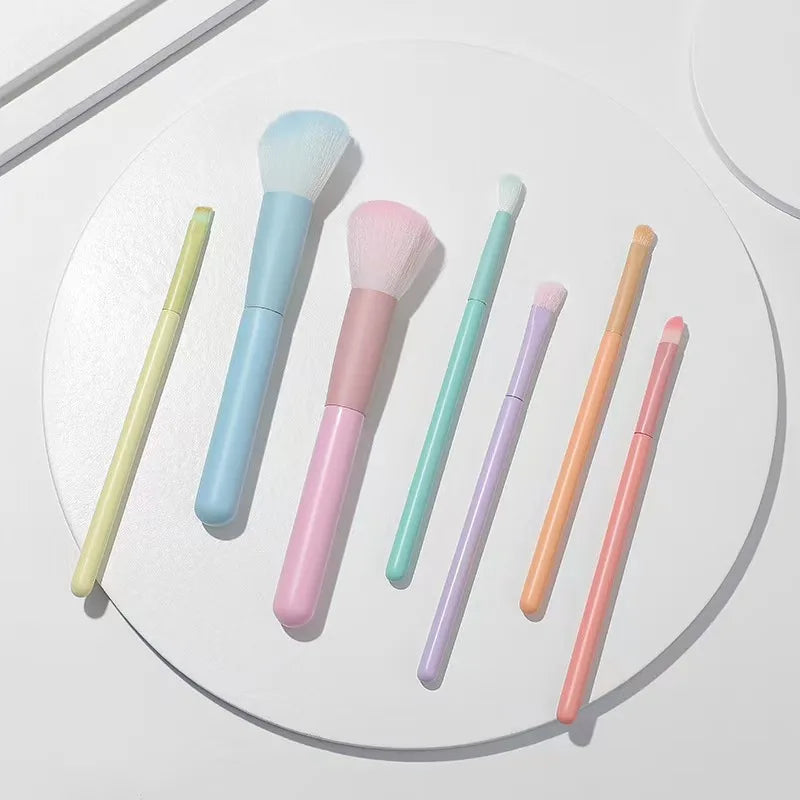 7-Piece Colorful Makeup Brush