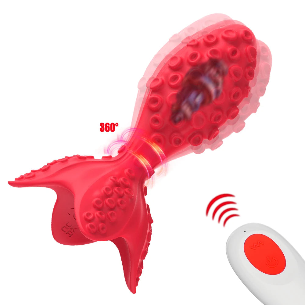 Octopus Butt Plug Vibrator 360