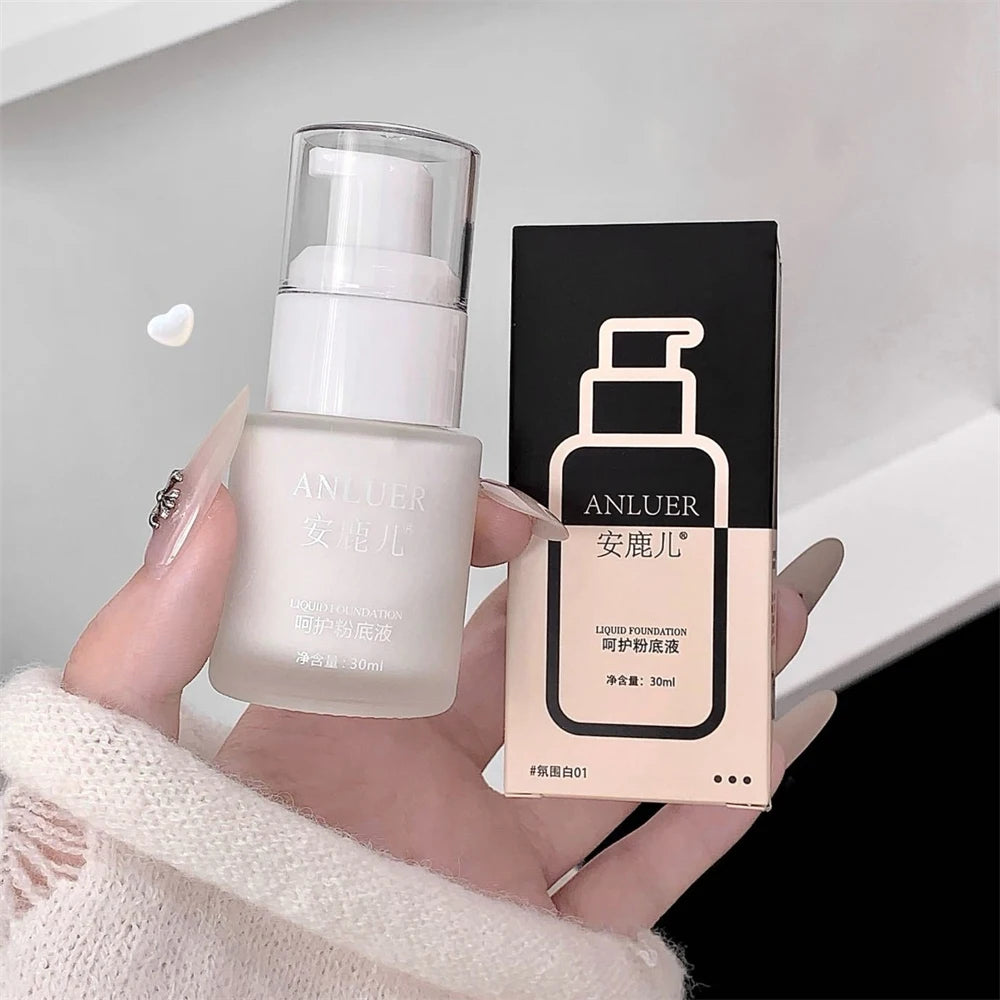 Glow Unbound LLC White Liquid Foundation full coverage makeup