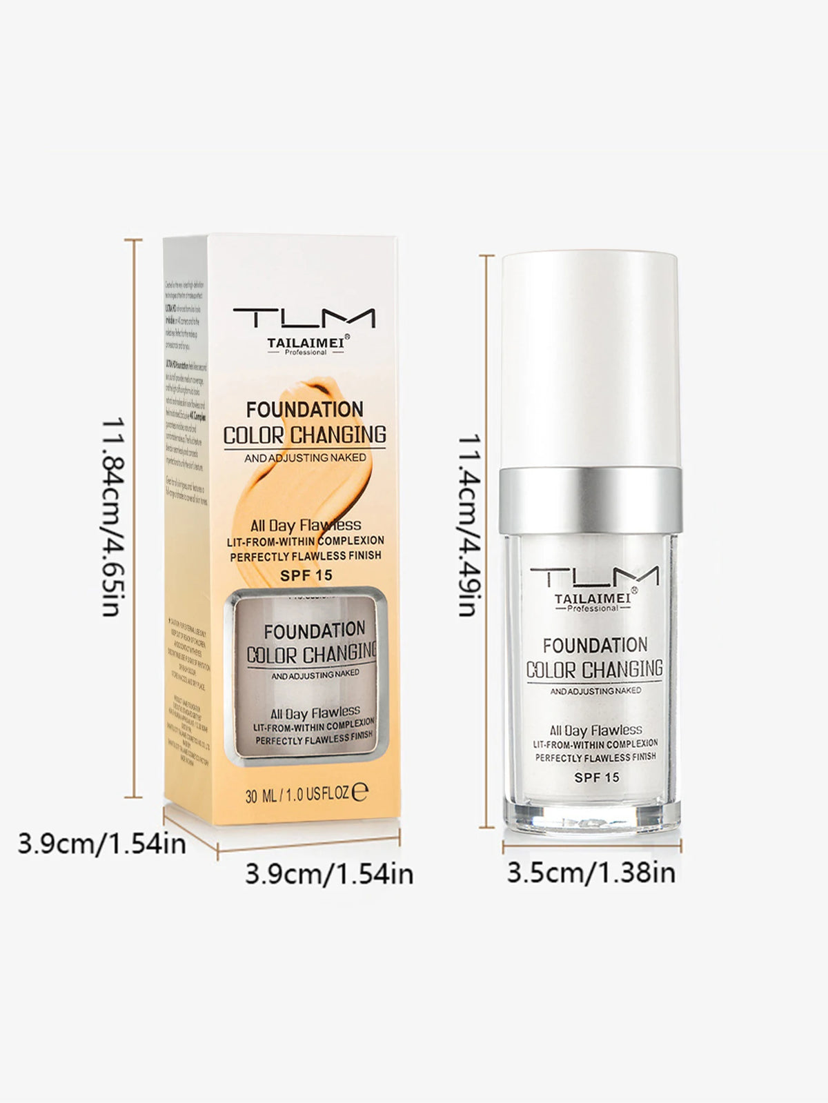 Glow Unbound LLC 30ml magic color changing foundation