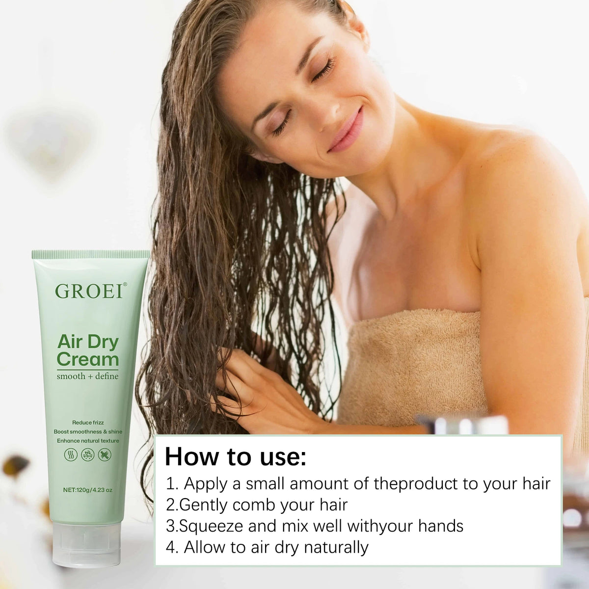 Glow Unbound LLC Air-Dry Hair Styling CreamGlow Unbound LLC Air-Dry Hair Styling Cream
