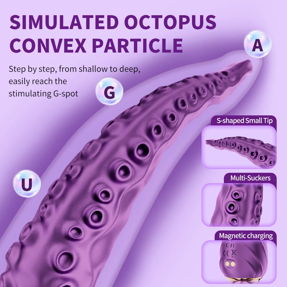 Vibrating Realistic Monster G-Spot Dildos