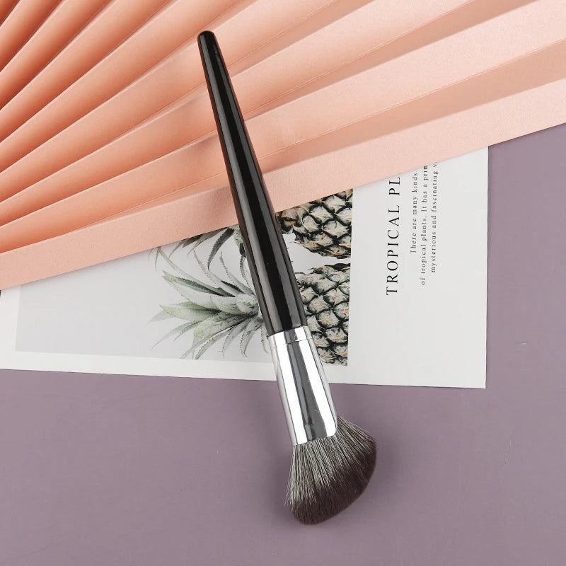 Wooden-Handle Face Brush
