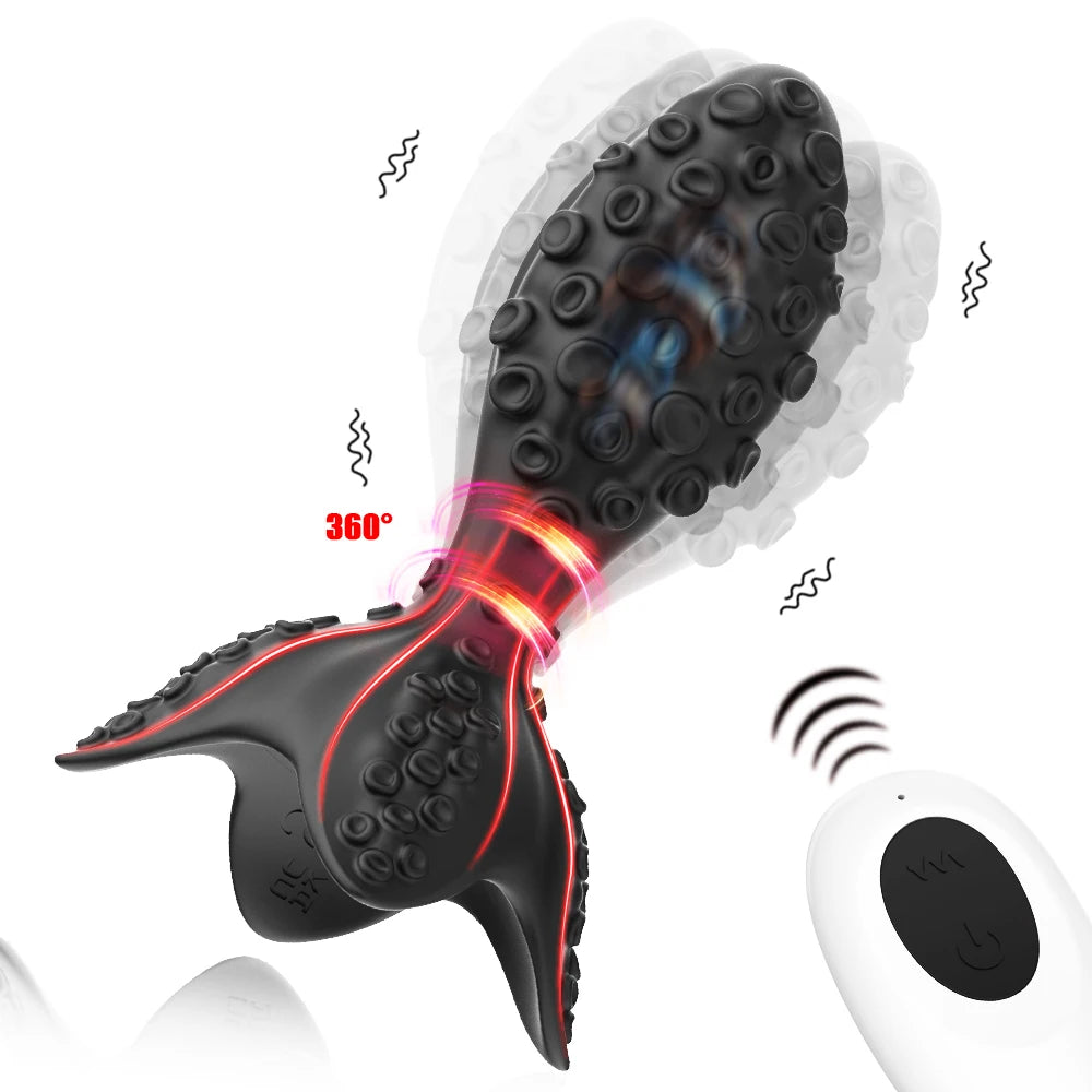 Octopus Butt Plug Vibrator 360