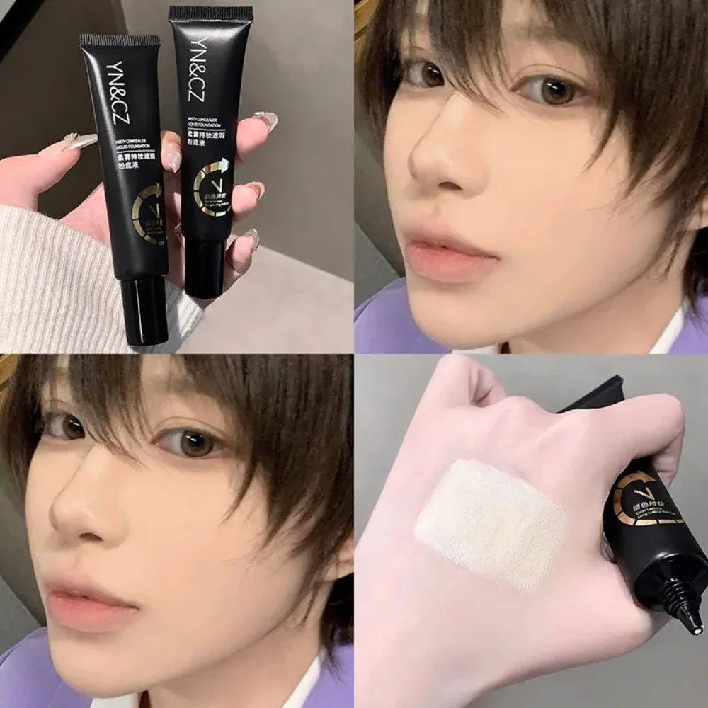 Glow Unbound LLC White Liquid Foundation full coverage makeup