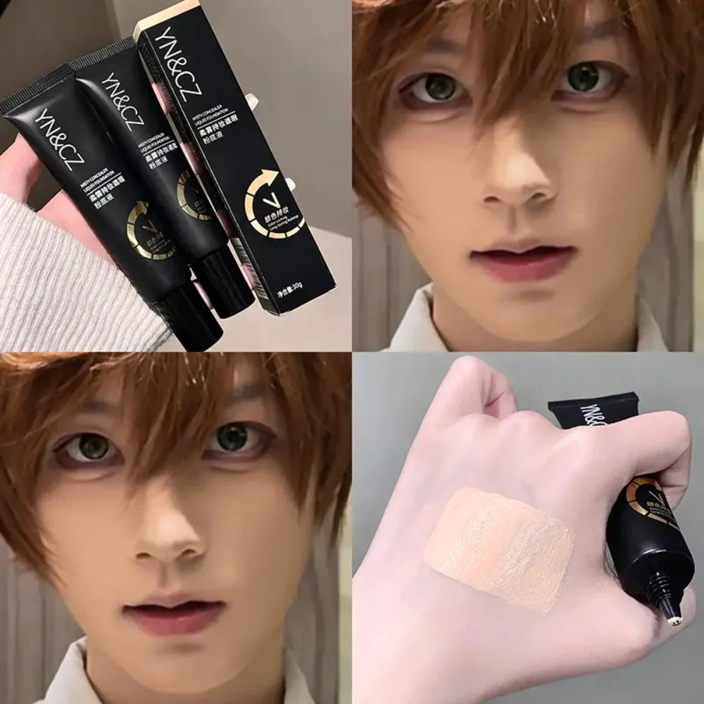 Glow Unbound LLC White Liquid Foundation full coverage makeup