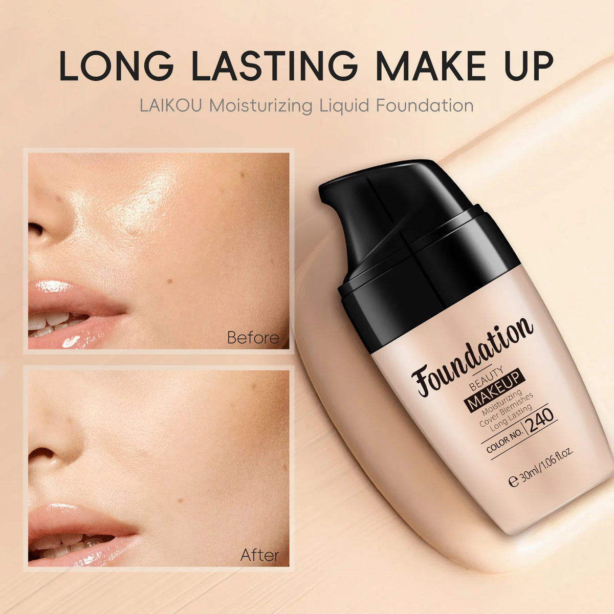 Glow Unbound LLC LAIKOU liquid foundation