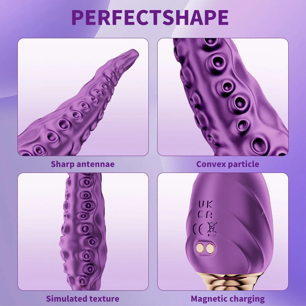 Vibrating Realistic Monster G-Spot Dildos