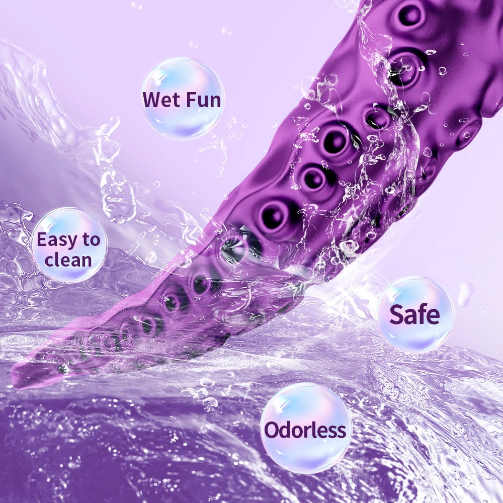 Vibrating Realistic Monster G-Spot Dildos