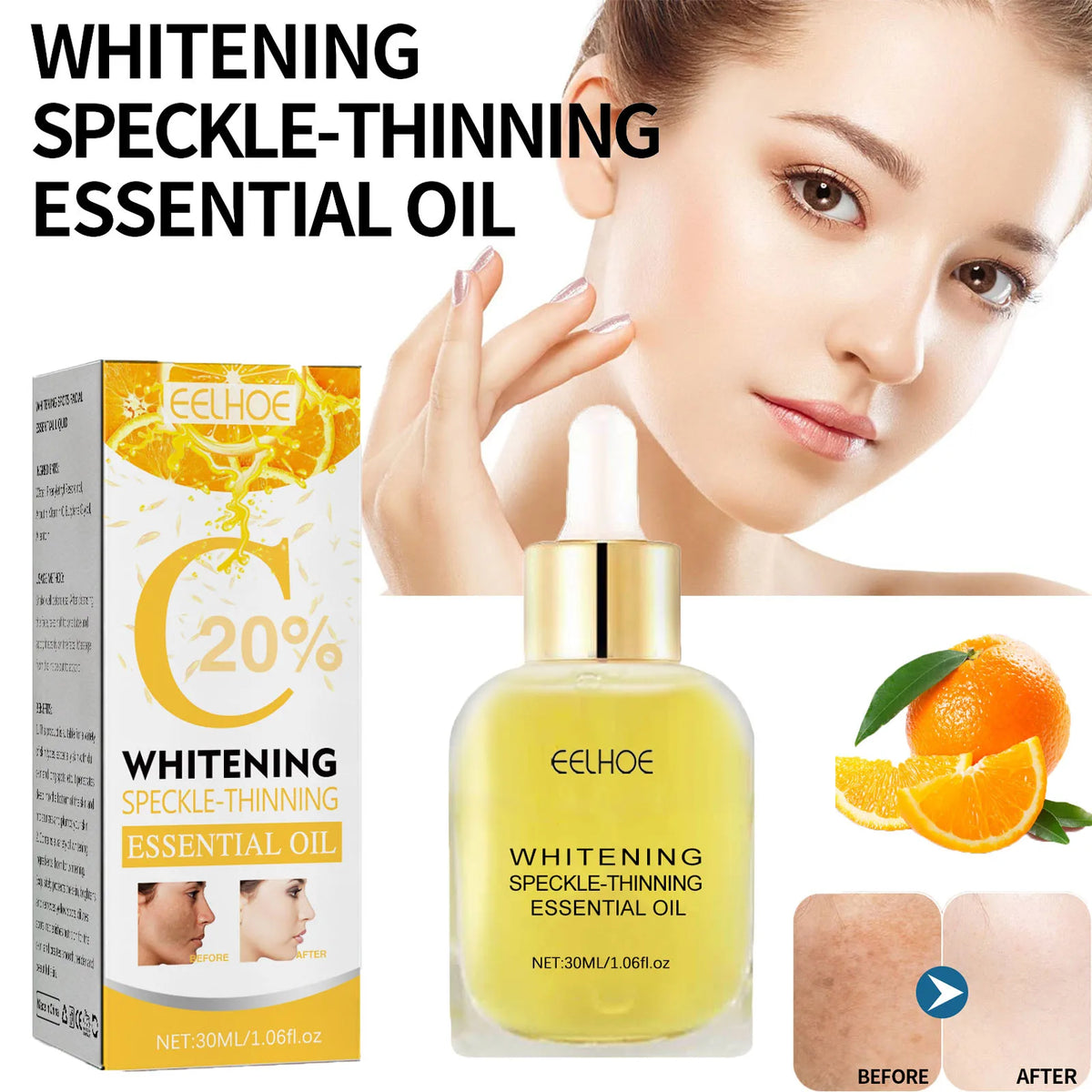 EELHOE 30 ml Facial Serum 16 Bottles