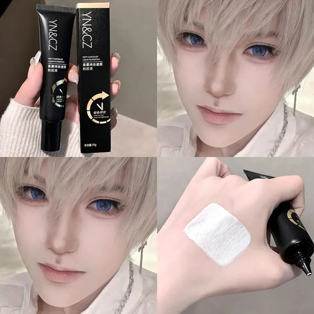 Glow Unbound LLC White Liquid Foundation full coverage makeup