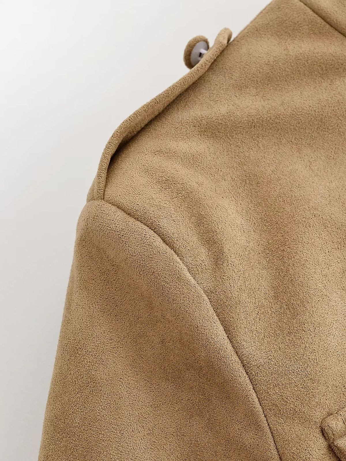 Glow Unbound LLC vintage faux suede cropped jacket