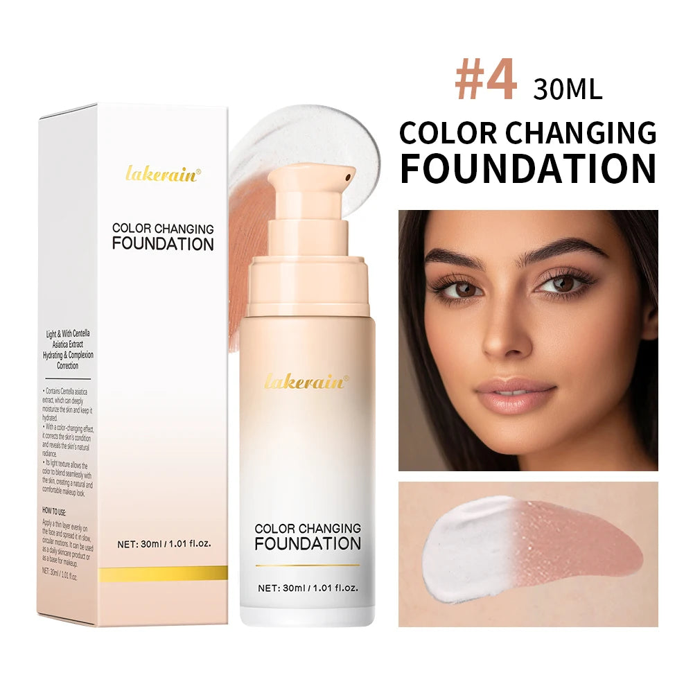 Glow Unbound LLC color changing foundation SPF 30+
