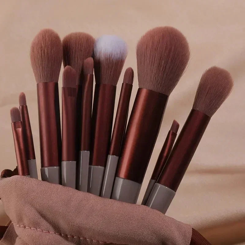Pro Makeup Brush Set with Travel Bag
