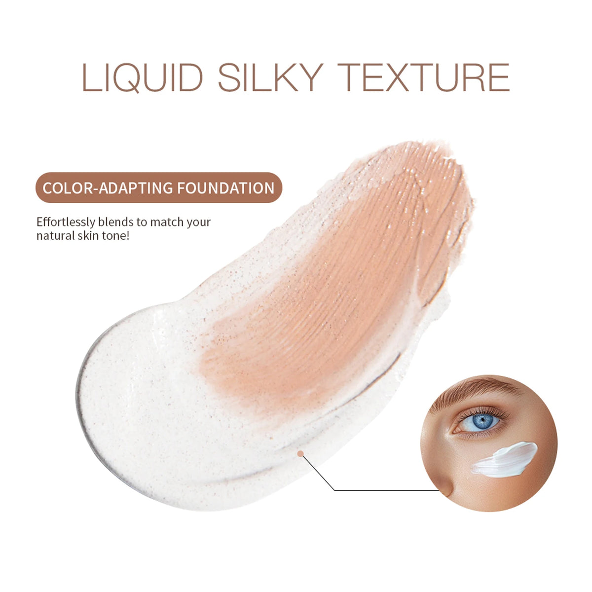 Glow Unbound LLC color changing foundation SPF 30+