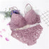 Glow Unbound LLC floral lace push-up bra and panty set
