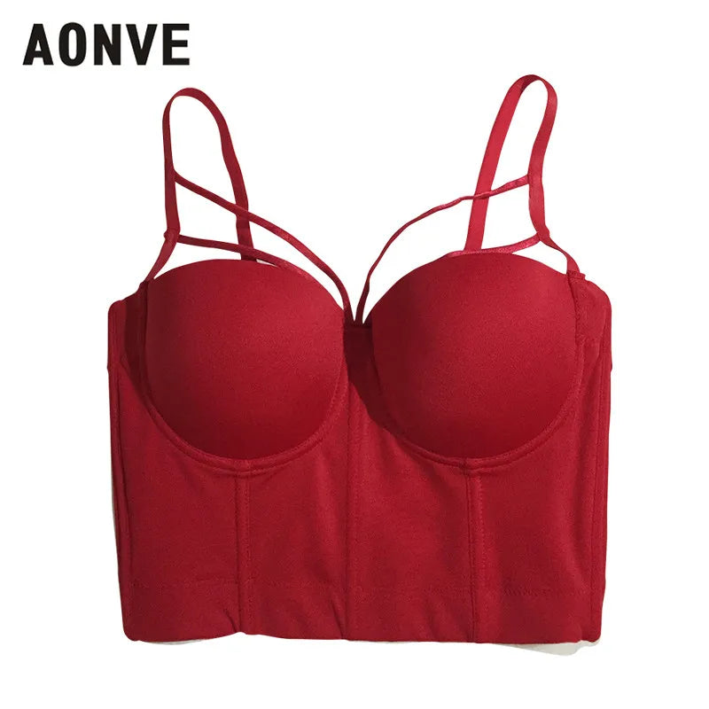 Push-Up Corset Bustier Top in 5 Colors Sizes S to XL