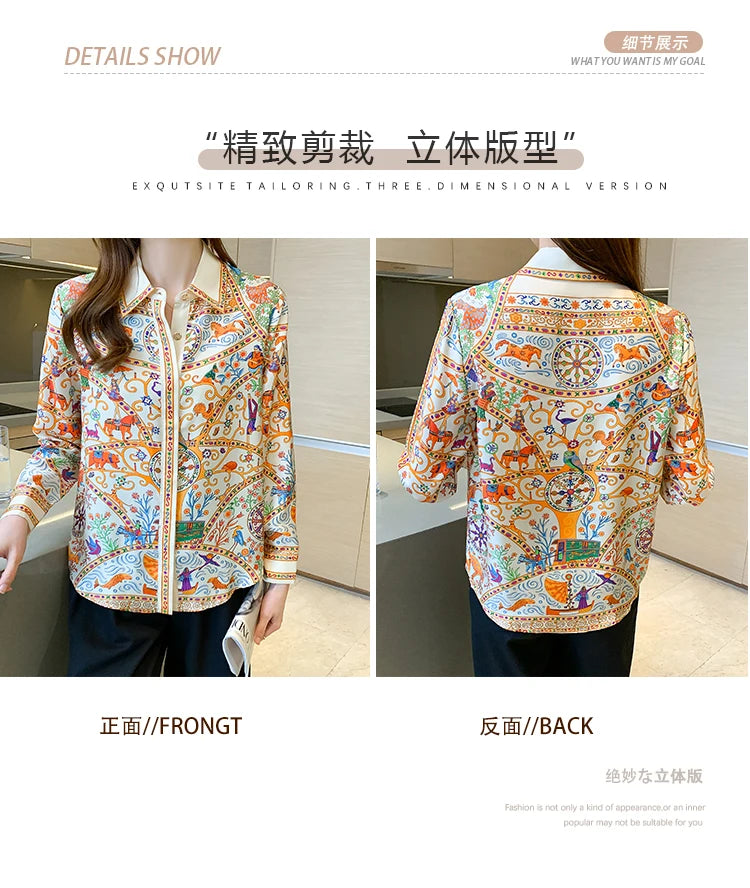Glow Unbound LLC white floral print button-up blouse