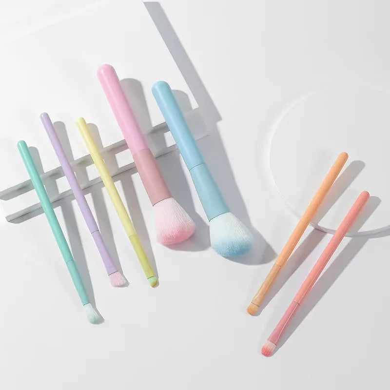 7-Piece Colorful Makeup Brush