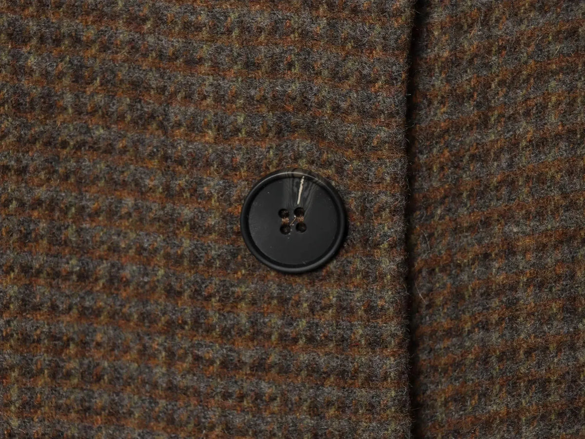 Glow Unbound LLC slim plaid collarless blazer
