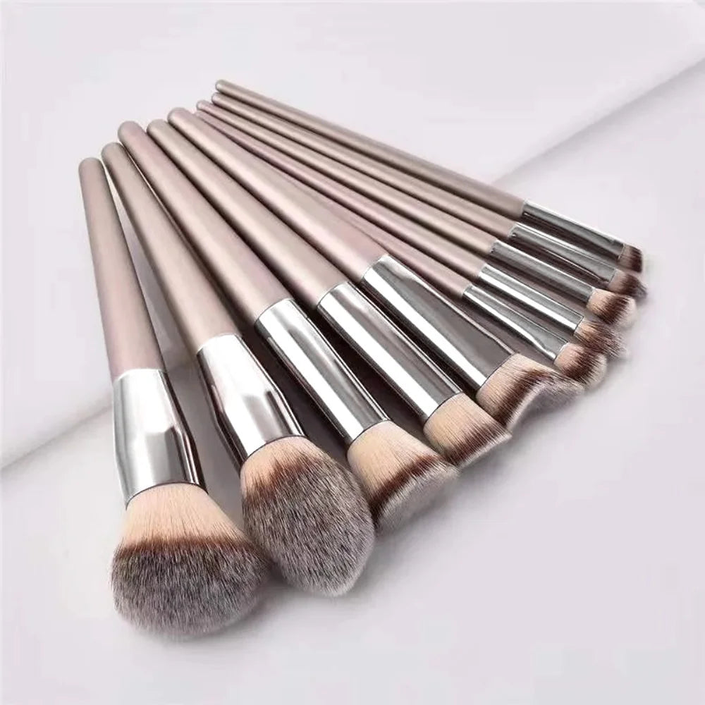 10-Piece Pro Makeup Brush Set