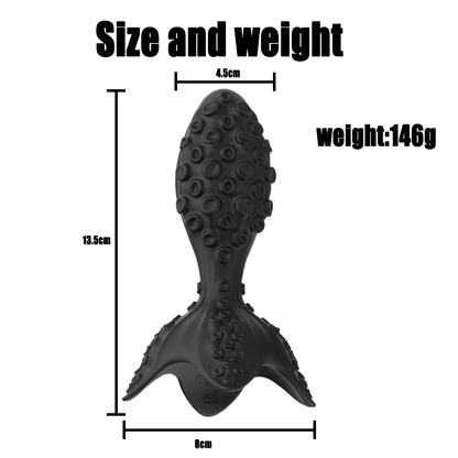 Octopus Butt Plug Vibrator 360 