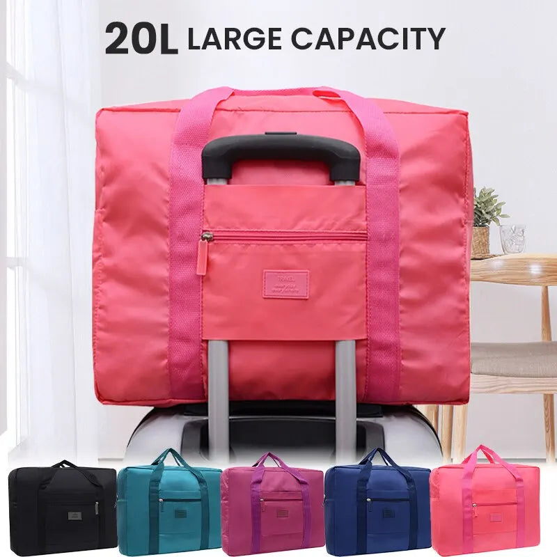 Glow Unbound LLC foldable travel duffel bag