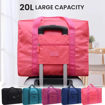 Glow Unbound LLC foldable travel duffel bag