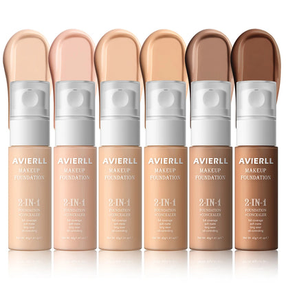  Waterproof Face Makeup, Moisturizing Foundation
