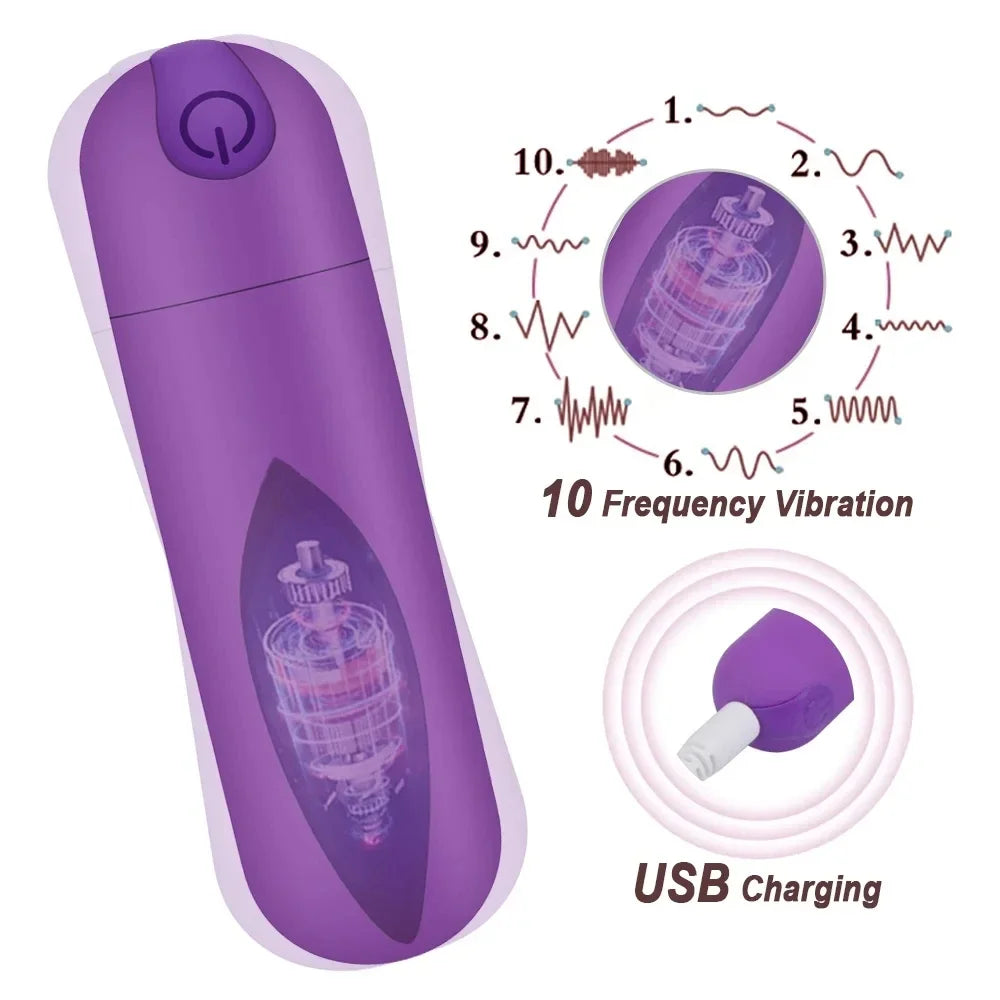 Powerful Bullet Vibrator Mini Vibrators Adult Sex Toys 