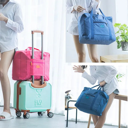Glow Unbound LLC foldable travel duffel bag