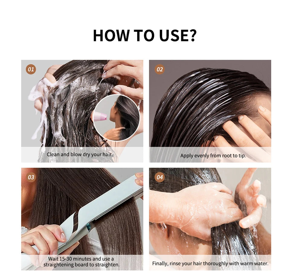 Glow Unbound LLC keratin hair straightening lotion